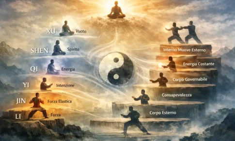 6 livelli di energia e 5 gradi di trasformazione nel Tai Chi