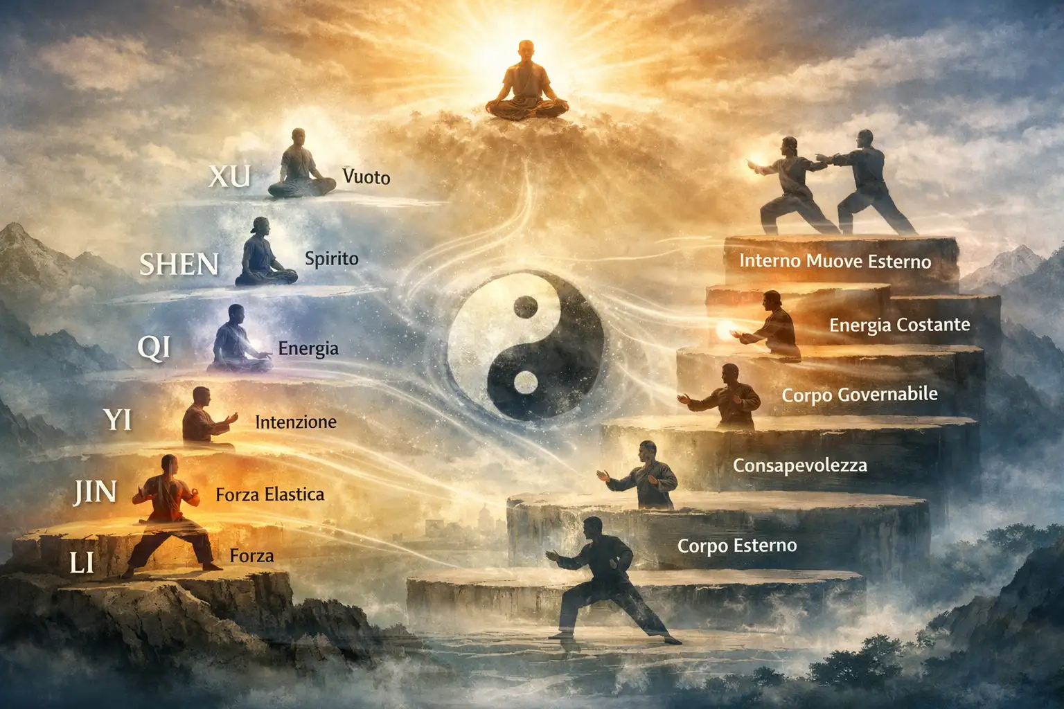 6 livelli di energia nel Tai Chi