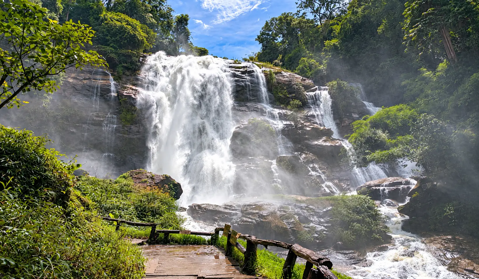 Un altro dei luoghi di pratica del ritiro in Thailandia